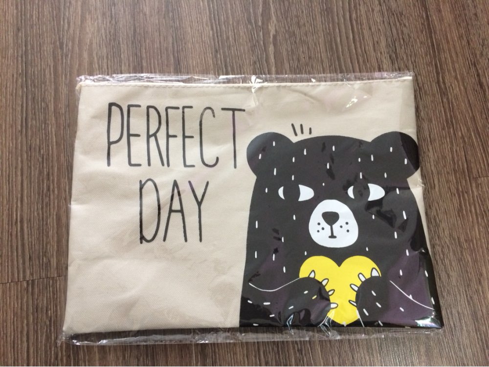 Cute A4 Bag  Fabric File Folder For Documents Stationery 33*24cm Document Bag School Suppliers A4 File