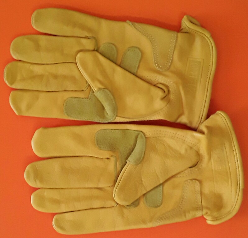 New Men's Work Gloves Goat Leather Security Protection Safety Cutting Working Repairman Garage Racing Gloves For Men 0009