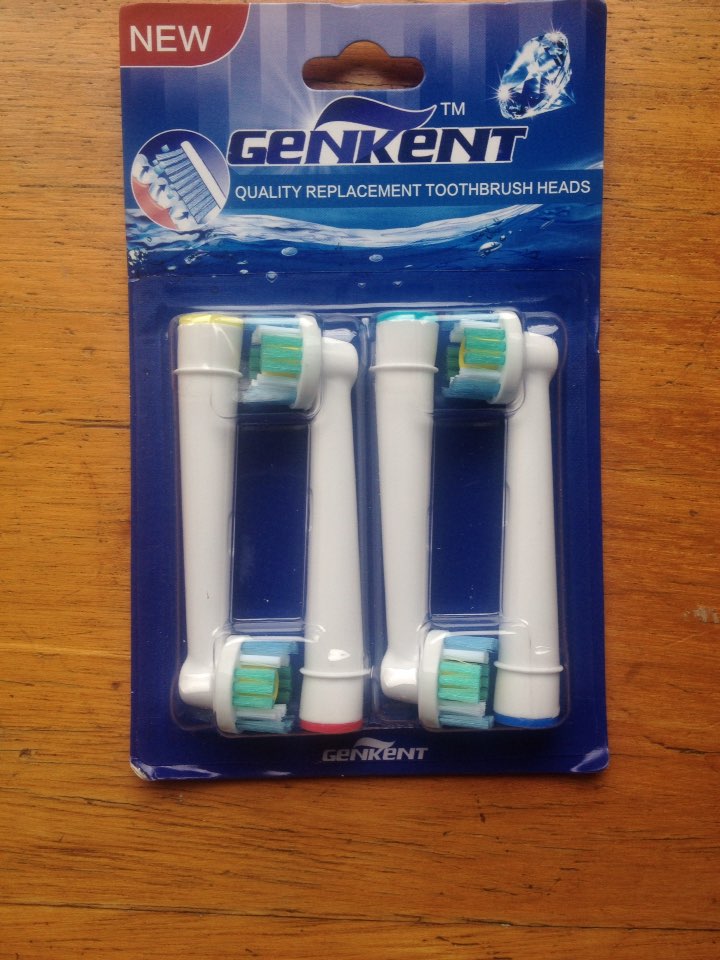4PCS Replacement Pro Bright Fits for 3D White SB18-4A Oral b Electric Toothbrush Heads Vitality Precision Clean Tooth Brushes